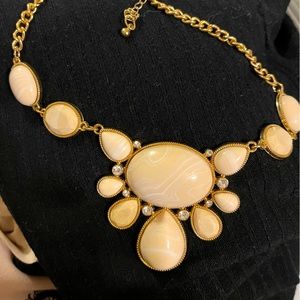 Peach colored necklace